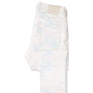 Scotch & Soda White Camo Stump Jeans